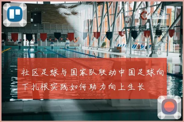 社区足球与国家队联动中国足球向下扎根实践如何助力向上生长